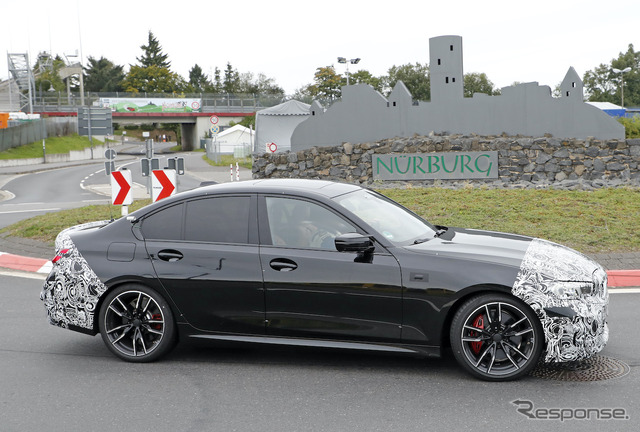 BMW 3シリーズ 改良新型プロトタイプ(スクープ写真)