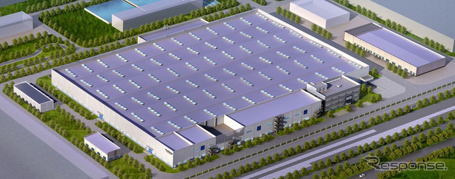 VWグループの中国の新たなバッテリー工場の完成予想