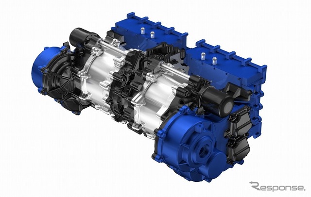 ヤマハ発動機のハイパーEV向け電動モーター(最大出力350kWクラス)の試作品