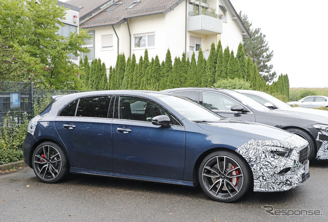 メルセデスAMG A35 改良新型(スクープ写真)