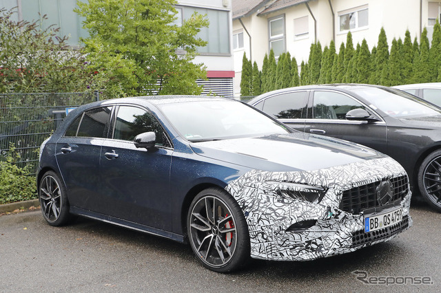 メルセデスAMG A35 改良新型(スクープ写真)