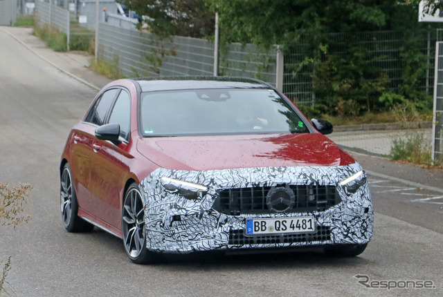 メルセデスAMG A35 改良新型(スクープ写真)
