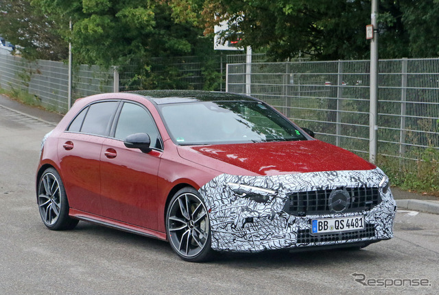 メルセデスAMG A35 改良新型(スクープ写真)