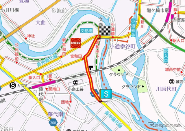 従来のルート探索