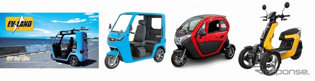「EV-TUK TUK」などマイクロモビリティの試乗会を開催