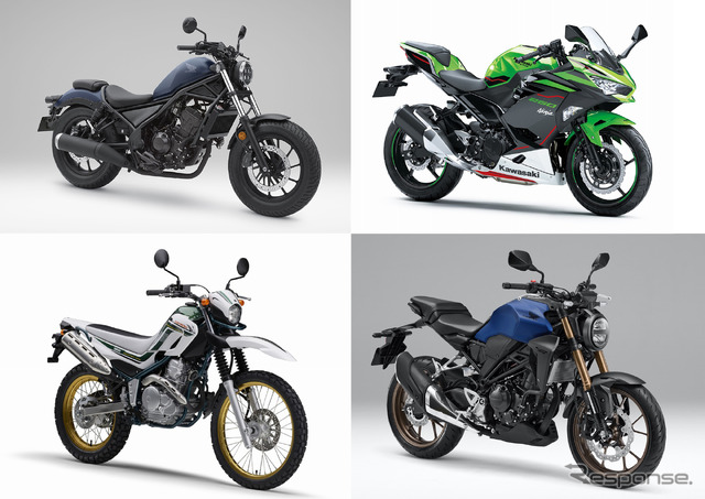 スクーターからスポーツバイクまで、バラエティに富んだラインアップも魅力の250ccクラス