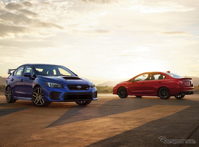 スバル WRX シリーズ(北米仕様)。すでに新型が発表されている。