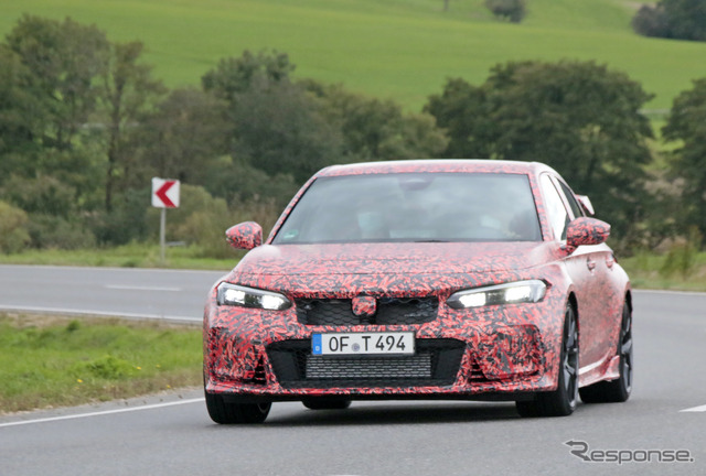 ホンダ シビック タイプR 新型プロトタイプ(スクープ写真)