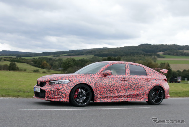 ホンダ シビック タイプR 新型プロトタイプ(スクープ写真)