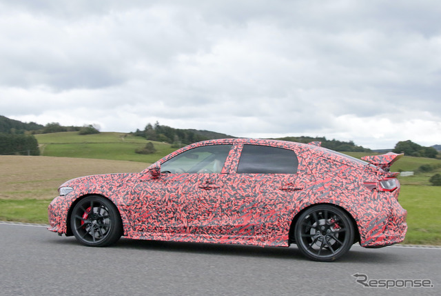 ホンダ シビック タイプR 新型プロトタイプ(スクープ写真)
