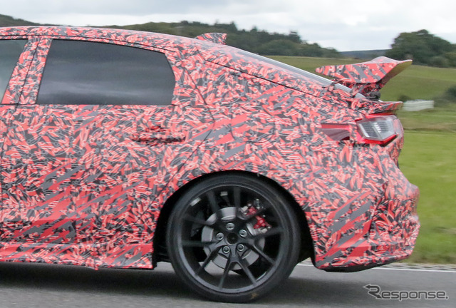ホンダ シビック タイプR 新型プロトタイプ(スクープ写真)