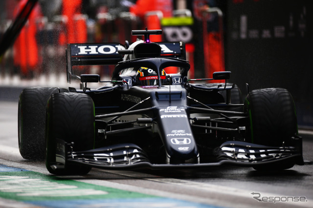 2021年、F1デビューシーズンを戦っている角田裕毅(#22 アルファタウリ)。