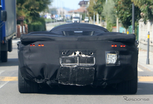 フェラーリ V12 Icona 開発車両(スクープ写真)