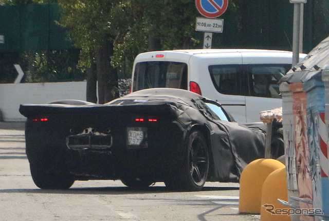 フェラーリ V12 Icona 開発車両(スクープ写真)