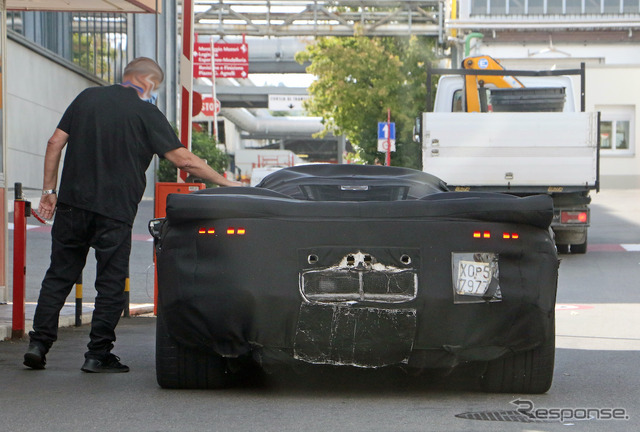 フェラーリ V12 Icona 開発車両(スクープ写真)