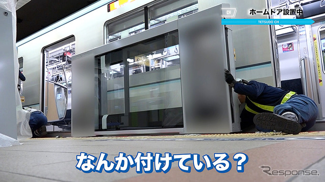 【潜入】深夜のホームドア設置工事と激レア運用車両に密着!【東京メトロ】