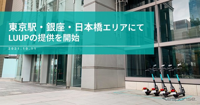 電動キックボードシェアサービス Luup