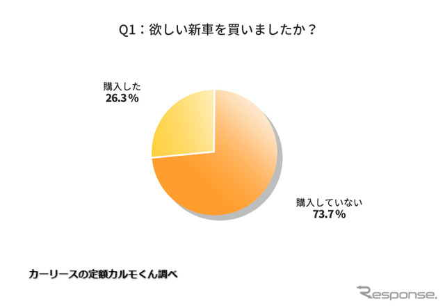 欲しい新車を買いましたか？