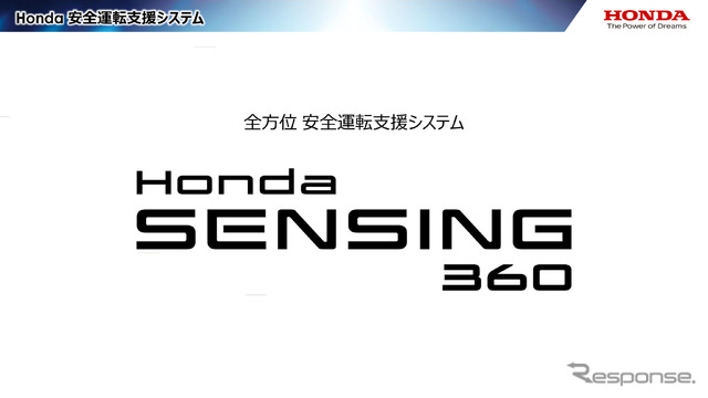 ホンダが発表した全方位安全運転支援システム「Honda SENSING 360」