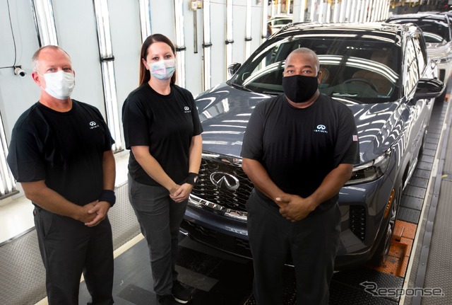 日産の米国テネシー州スマーナ工場で生産を開始したインフィニティ QX60 新型