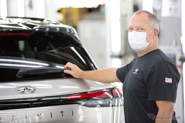 日産の米国テネシー州スマーナ工場で生産を開始したインフィニティ QX60 新型