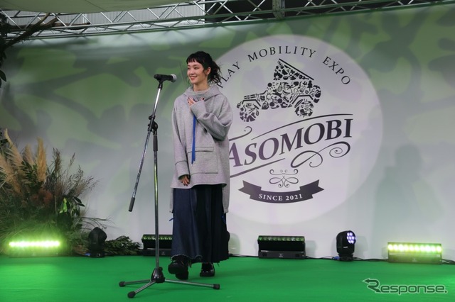 アソモビ2021:剛力彩さん、アンバサダーに認定