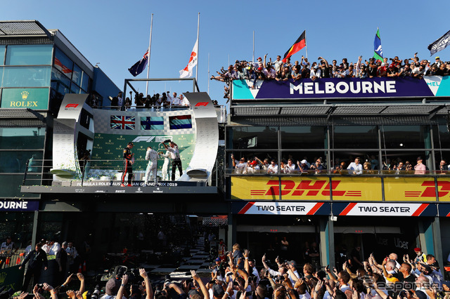 開幕戦として定着していたオーストラリアGPは2022年、第3戦として3年ぶりの開催を迎える予定（写真は2019年F1オーストラリアGP）。