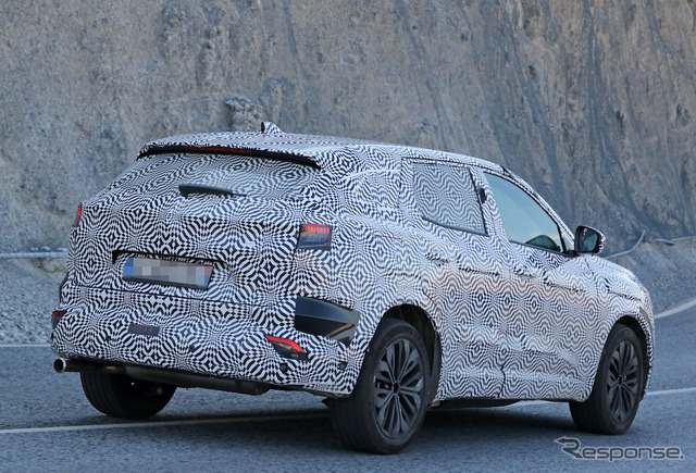 ルノー カジャー 次期型プロトタイプ(スクープ写真)