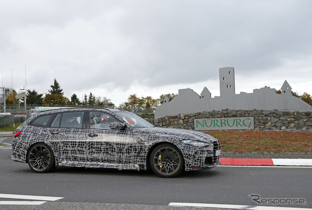 BMW M3ツーリング プロトタイプ（スクープ写真）