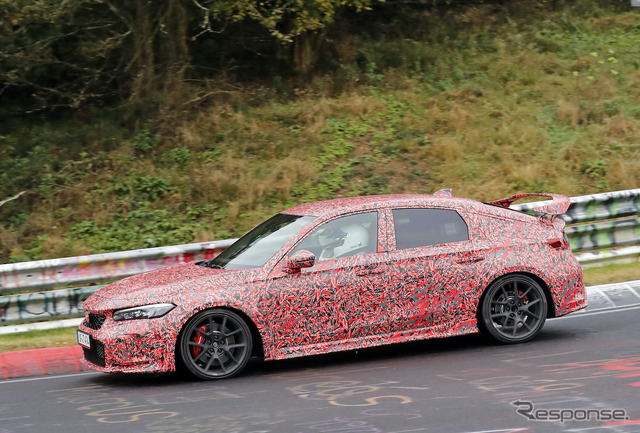ホンダ シビックタイプR 新型プロトタイプ(スクープ写真)