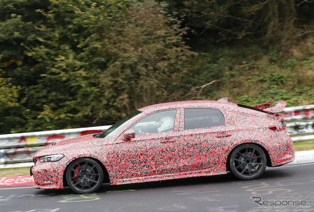 ホンダ シビックタイプR 新型プロトタイプ(スクープ写真)