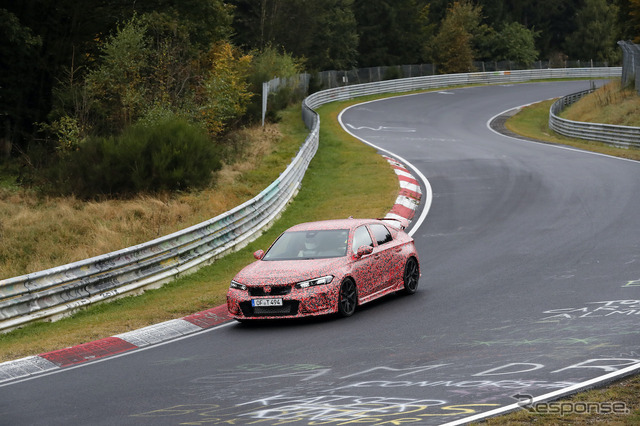 ホンダ シビックタイプR 新型プロトタイプ(スクープ写真)