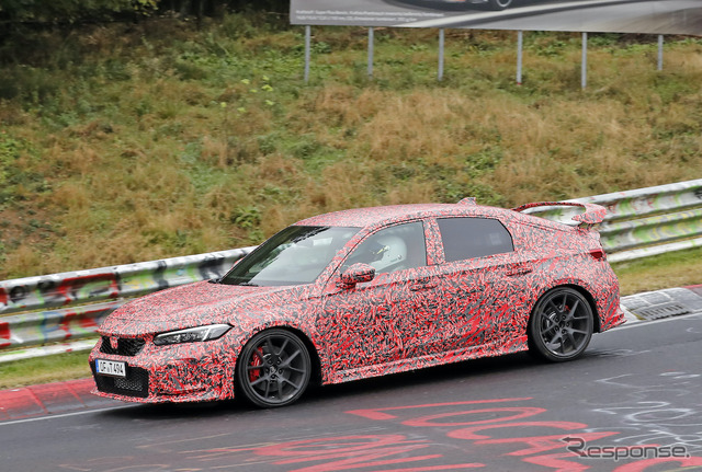 ホンダ シビックタイプR 新型プロトタイプ(スクープ写真)