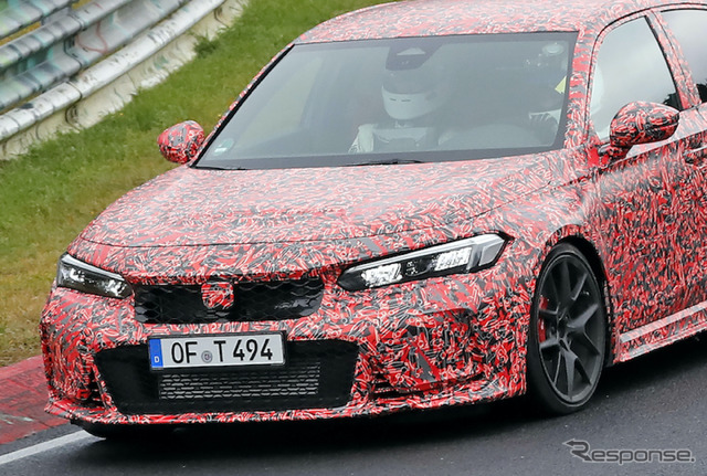 ホンダ シビックタイプR 新型プロトタイプ(スクープ写真)