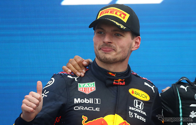 レッドブル・ホンダの#33 マックス・フェルスタッペン(2021年ロシアGP)。