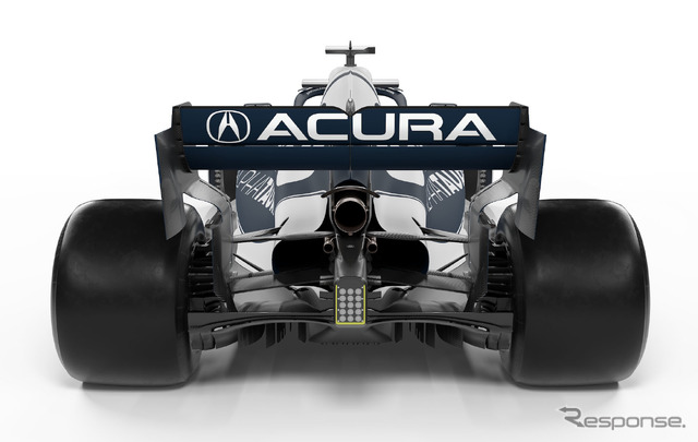 2021年アメリカGPに臨む“ACURA仕様”のアルファタウリAT02・ホンダ。