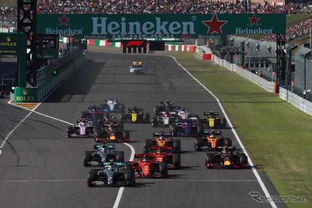 2019年のF1日本GP(鈴鹿)。