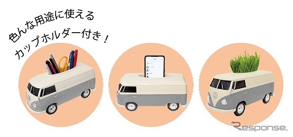 ワーゲンバス型ティッシュケース