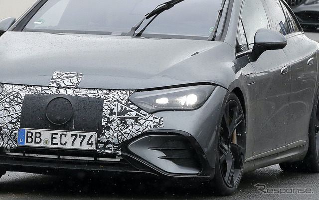メルセデス AMG EQE プロトタイプ(スクープ写真)