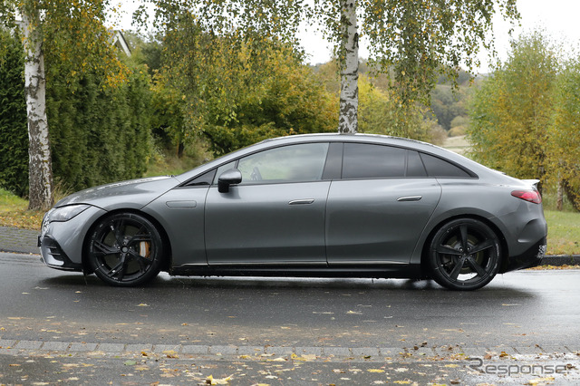 メルセデス AMG EQE プロトタイプ(スクープ写真)