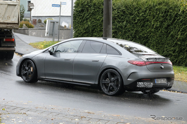 メルセデス AMG EQE プロトタイプ(スクープ写真)