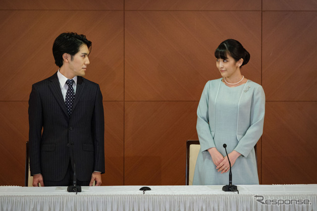 眞子さま・小室さん記者会見（10月26日）