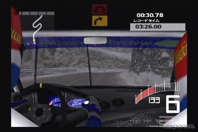 【PS2 WRC】リアルな路面を読みながら、コース幅を目いっぱい使って振り回す!!