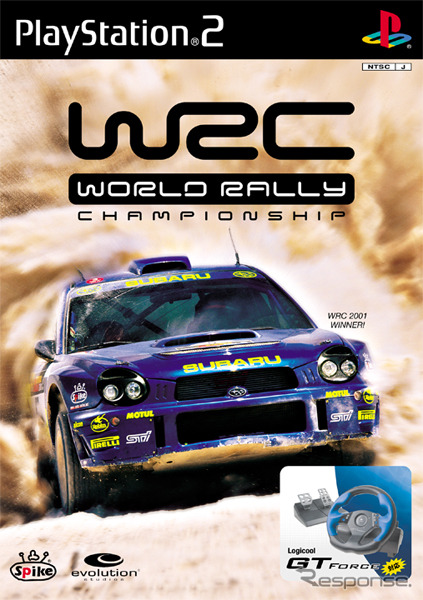 【PS2 WRC】リアルな路面を読みながら、コース幅を目いっぱい使って振り回す!!