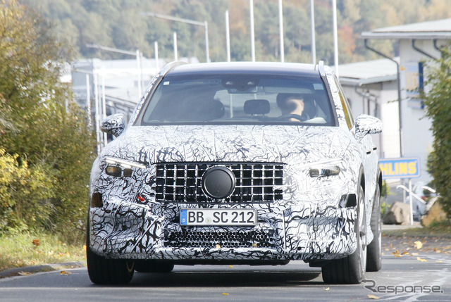 メルセデスAMG GLC 63 次期型プロトタイプ(スクープ写真)