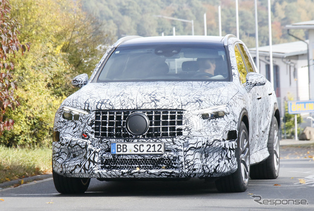 メルセデスAMG GLC 63 次期型プロトタイプ(スクープ写真)
