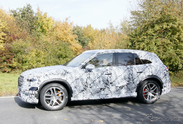 メルセデスAMG GLC 63 次期型プロトタイプ(スクープ写真)