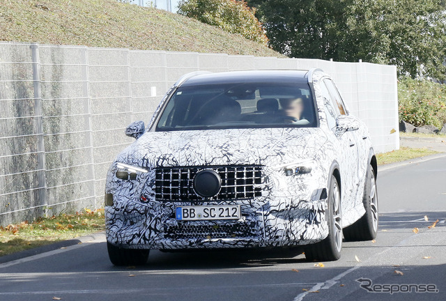 メルセデスAMG GLC 63 次期型プロトタイプ(スクープ写真)