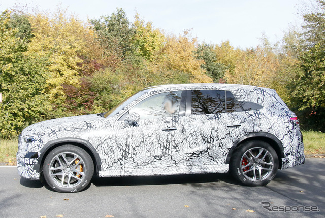 メルセデスAMG GLC 63 次期型プロトタイプ(スクープ写真)