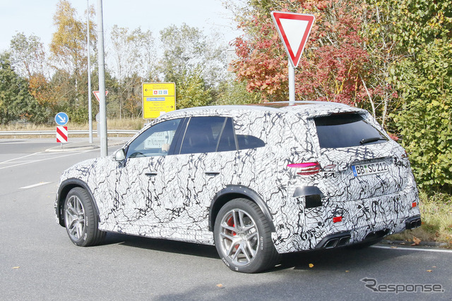 メルセデスAMG GLC 63 次期型プロトタイプ(スクープ写真)